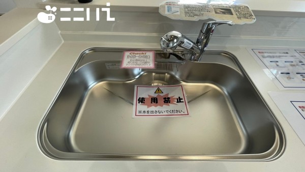姫路市網干区高田、新築一戸建てのキッチン画像です