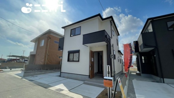 姫路市網干区高田、新築一戸建ての外観画像です