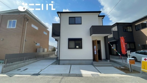 姫路市網干区高田、新築一戸建ての外観画像です