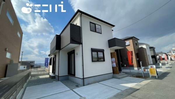 姫路市網干区高田、新築一戸建ての外観画像です