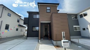 姫路市網干区高田、新築一戸建ての外観画像です