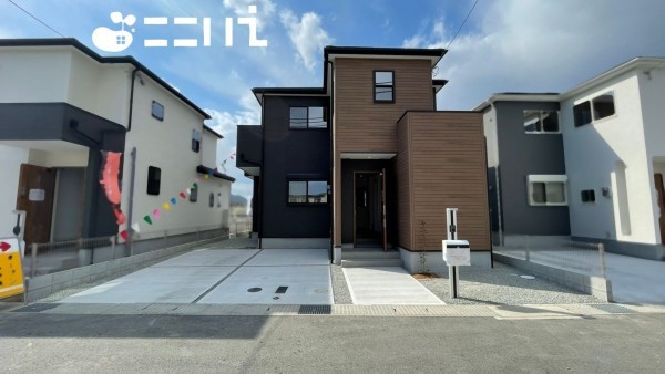 姫路市網干区高田、新築一戸建ての外観画像です