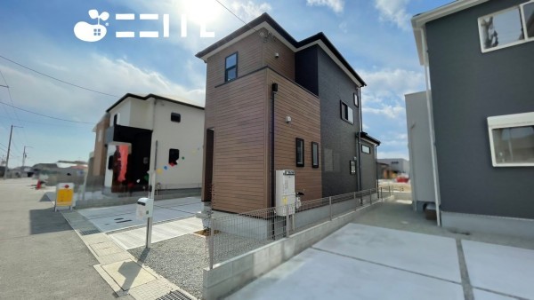 姫路市網干区高田、新築一戸建ての外観画像です