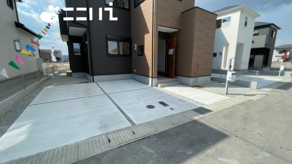 姫路市網干区高田、新築一戸建ての外観画像です