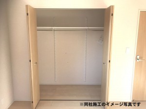 姫路市網干区余子浜、新築一戸建ての収納画像です