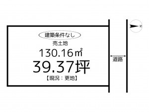 たつの市御津町苅屋、土地の間取り画像です