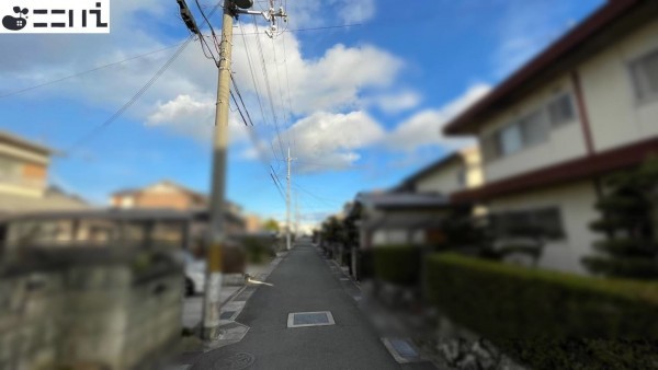 たつの市御津町苅屋、土地の前面道路を含む現地写真画像です