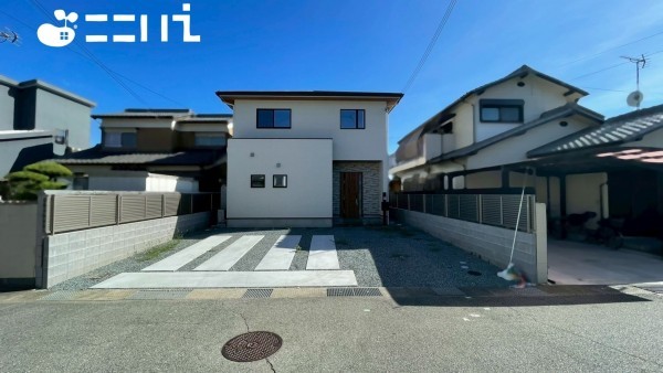 姫路市飾磨区付城、新築一戸建ての外観画像です