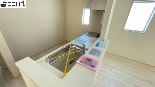 たつの市龍野町末政、新築一戸建てのキッチン画像です