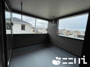 姫路市野里、新築一戸建てのバルコニー画像です