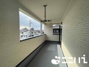 姫路市野里、新築一戸建てのバルコニー画像です