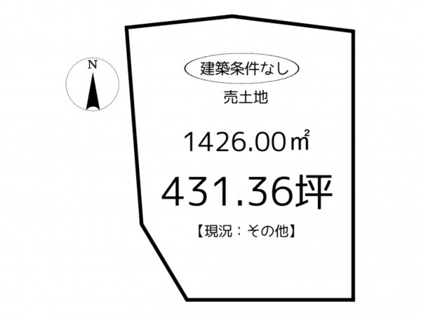 姫路市花田町、土地の間取り画像です