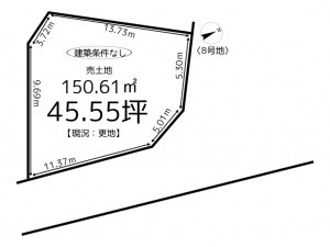 たつの市誉田町福田、土地の間取り画像です