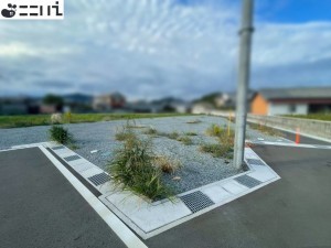 たつの市誉田町福田、土地の前面道路を含む現地写真画像です