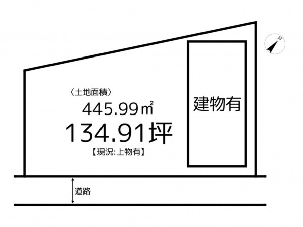 相生市那波大浜町、収益/事業用物件/倉庫の間取り画像です