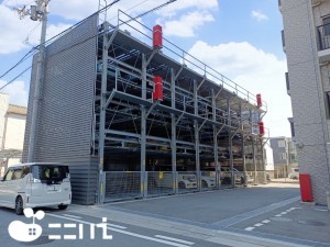 姫路市福沢町、マンションの駐車場画像です