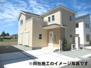 姫路市北原、新築一戸建ての外観画像です