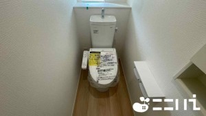 姫路市広畑区西蒲田、新築一戸建てのトイレ画像です