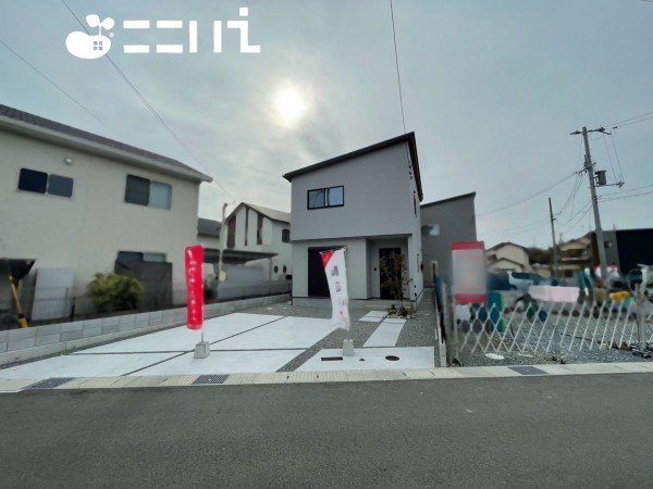 姫路市東今宿、新築一戸建ての外観画像です