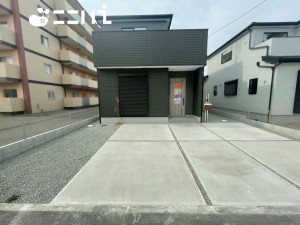 姫路市網干区坂上、新築一戸建ての外観画像です