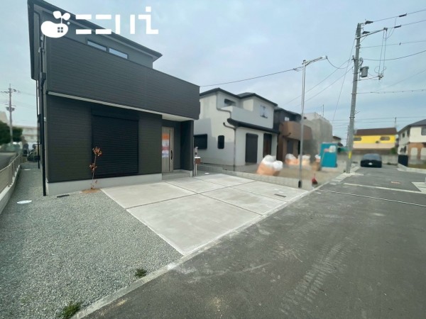 姫路市網干区坂上、新築一戸建ての外観画像です