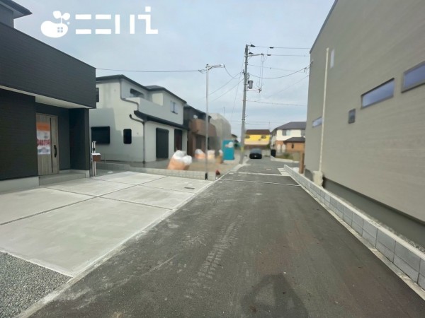 姫路市網干区坂上、新築一戸建ての外観画像です