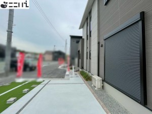 揖保郡太子町馬場、新築一戸建ての駐車場画像です