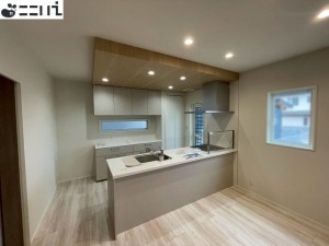 揖保郡太子町馬場、新築一戸建てのキッチン画像です