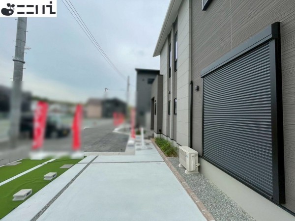 揖保郡太子町馬場、新築一戸建ての駐車場画像です