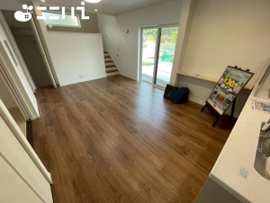 姫路市広畑区蒲田、新築一戸建ての居間画像です