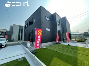 姫路市広畑区蒲田、新築一戸建ての外観画像です