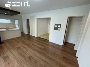 姫路市広畑区蒲田、新築一戸建ての居間画像です