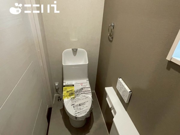 姫路市広畑区蒲田、新築一戸建てのトイレ画像です