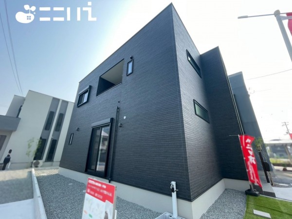 姫路市広畑区蒲田、新築一戸建ての外観画像です