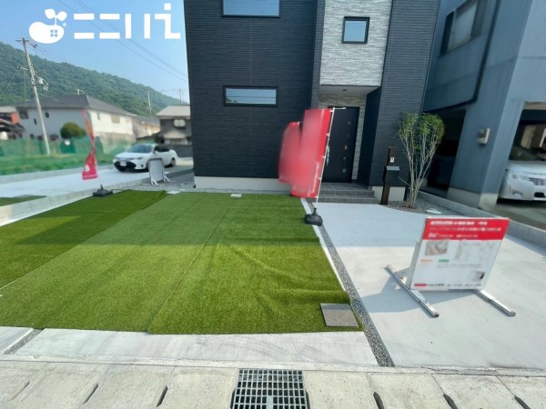 姫路市広畑区蒲田、新築一戸建ての外観画像です