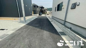 姫路市広畑区蒲田、新築一戸建ての外観画像です