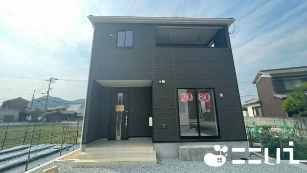 姫路市広畑区蒲田、新築一戸建ての外観画像です
