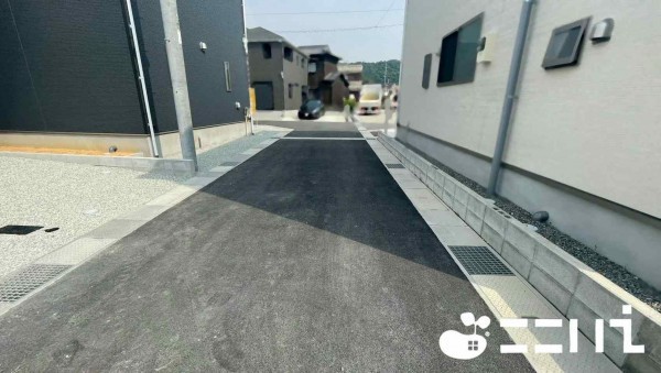 姫路市広畑区蒲田、新築一戸建ての外観画像です