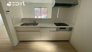 姫路市広畑区蒲田、新築一戸建てのキッチン画像です