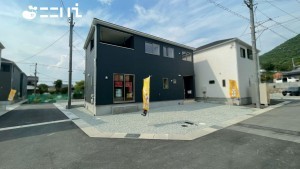 姫路市広畑区蒲田、新築一戸建ての外観画像です