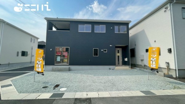 姫路市広畑区蒲田、新築一戸建ての外観画像です