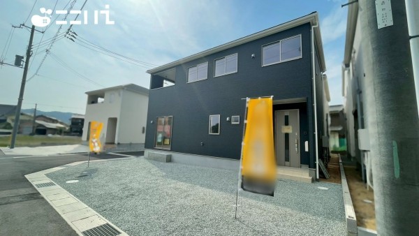 姫路市広畑区蒲田、新築一戸建ての外観画像です