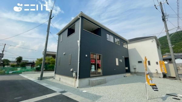 姫路市広畑区蒲田、新築一戸建ての外観画像です