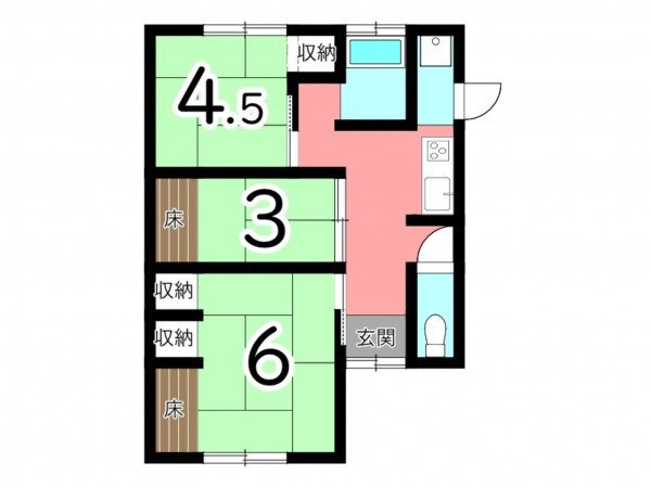 姫路市大津区吉美、中古一戸建ての間取り画像です