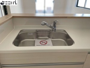 揖保郡太子町鵤、新築一戸建てのキッチン画像です