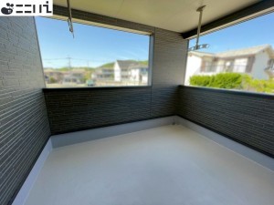 揖保郡太子町鵤、新築一戸建てのバルコニー画像です