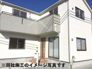 姫路市飾磨区阿成、新築一戸建ての外観画像です