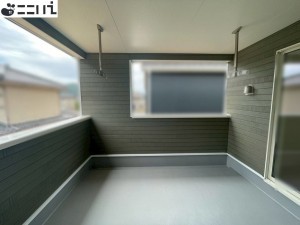 揖保郡太子町太田、新築一戸建てのバルコニー画像です