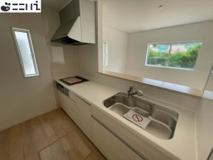 揖保郡太子町太田、新築一戸建てのキッチン画像です