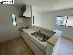 揖保郡太子町太田、新築一戸建てのキッチン画像です